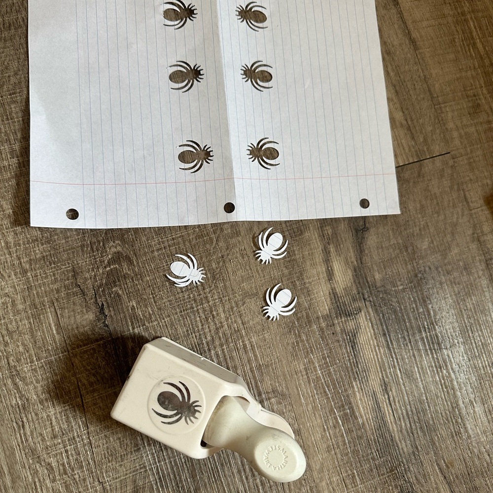 Martha Stewart Spider Paper Punch Halloween